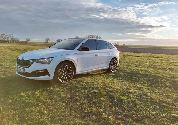 Skoda Scala cena 55900 przebieg: 113000, rok produkcji 2019 z Jarocin małe 232